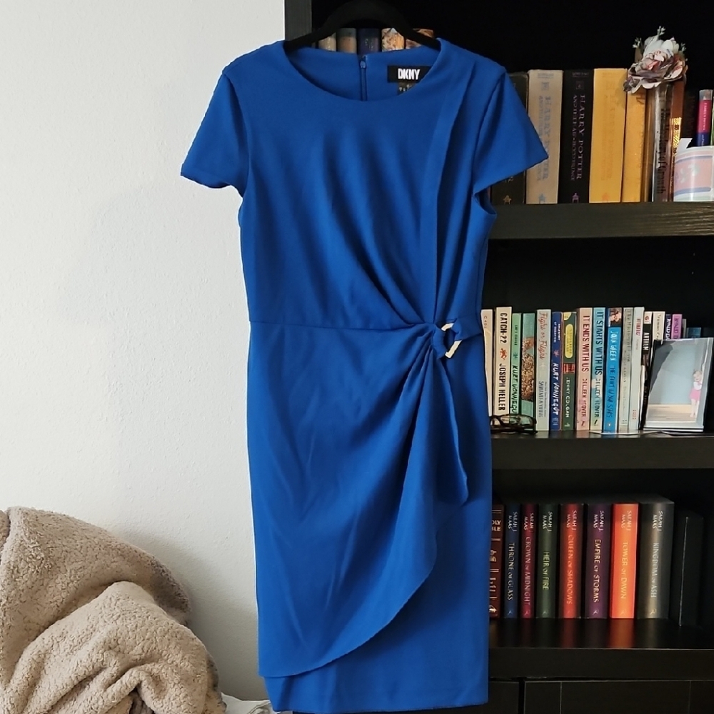 DKNY Cobalt Blue Dress Size 8